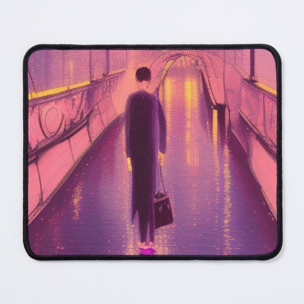 Aperçu de l'œuvre Pont Des Arts Néon Rose créée et vendue par placesonearth.