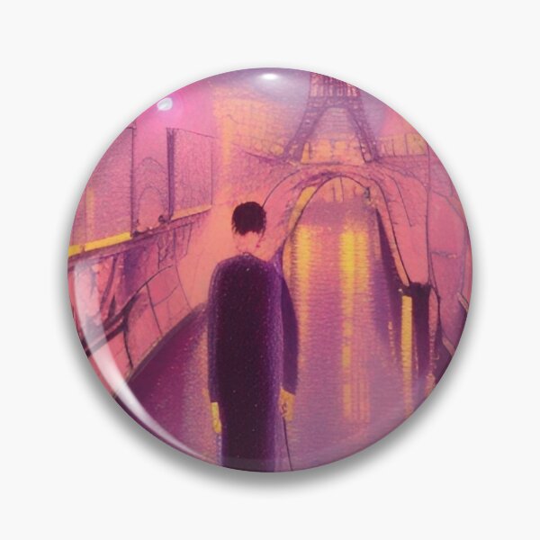 Item preview, Pont Des Arts Pink Neon designed and sold by Places On Earth.