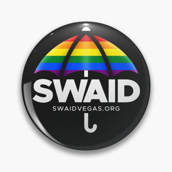 Item preview, SWAID Vegas Logo Pride flag 1 designed and sold by SWAIDVegas.