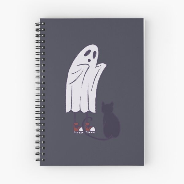 Item preview, Ghost scaring cat designed and sold by spaghetti576.