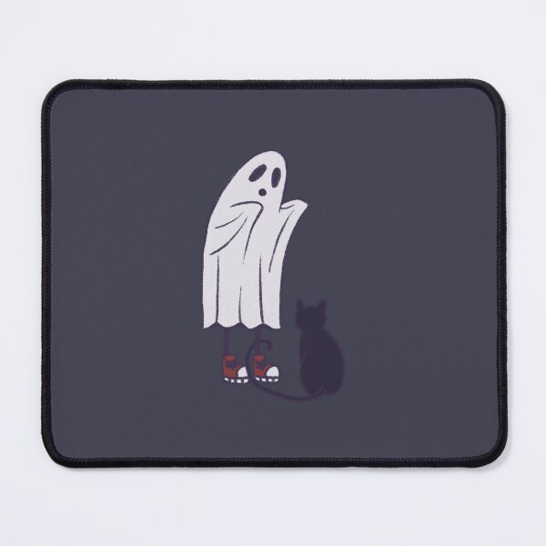 Item preview, Ghost scaring cat designed and sold by spaghetti576.