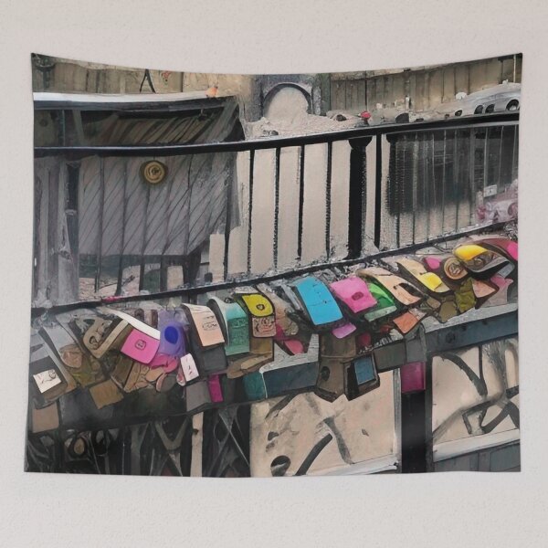 Item preview, Pont Des Arts Love Lock Bridge Paris designed and sold by Places On Earth.