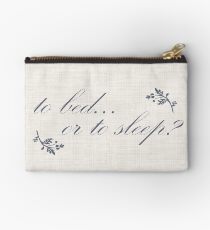 Outlander - to bed or to sleep Studio Pouch