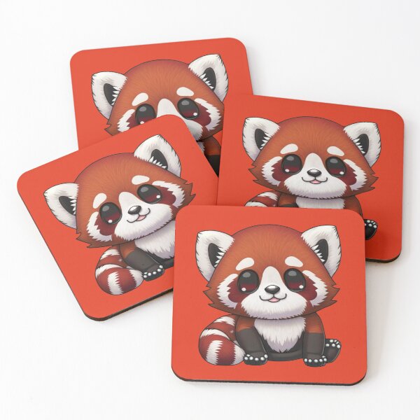 Item preview, Happy Fluffy Red Panda designed and sold by jgvisualarts.