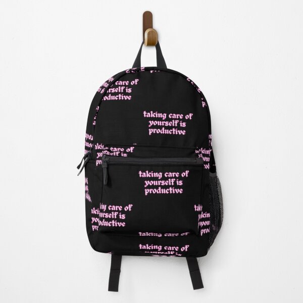 Item preview, taking care of yourself is productive, pink designed and sold by smokelikeagirl.