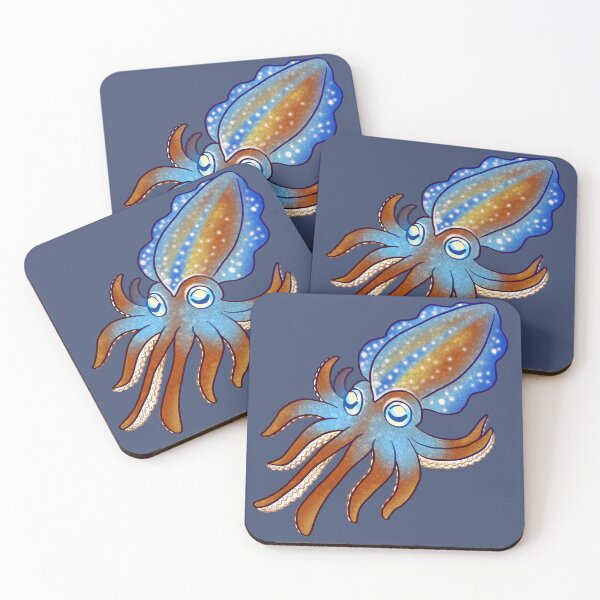 Item preview, Caribbean Reef Squid designed and sold by Spadefish Art.