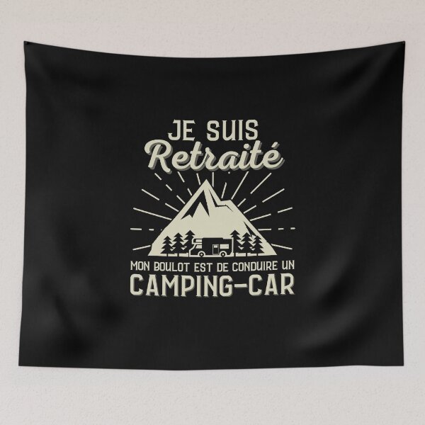 Item preview, Je suis retraité conduire un Camping Car Humour designed and sold by Niko Samuel.