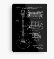 Gibson Les Paul Gitarrenpatent Weiß Metallbild
