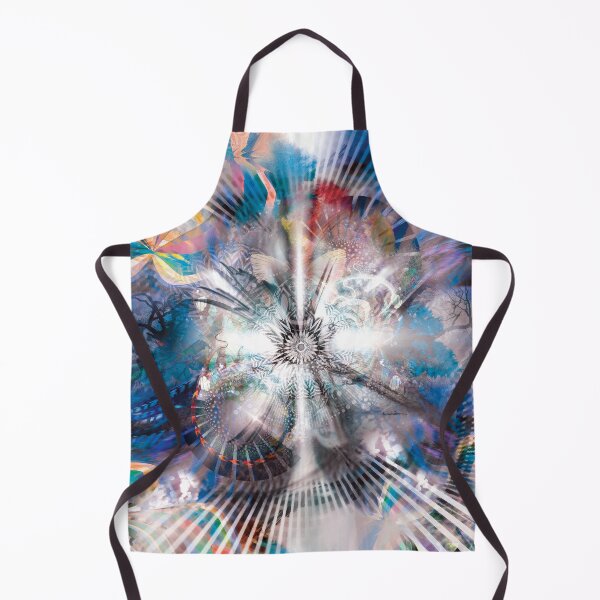 Item preview, Amazonia Ayahuasca Geometric Fractal Blue designed and sold by MisprintArt.