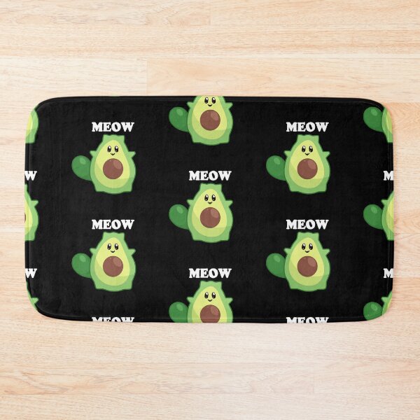 Item preview, kawaii avocado cat perfect for vegans and vegetarians designed and sold by ZerpaGiovanna.