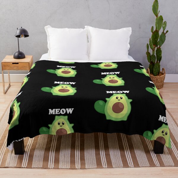 Item preview, kawaii avocado cat perfect for vegans and vegetarians designed and sold by ZerpaGiovanna.