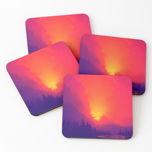 Item preview, Minimalist Landscape River View Prints: The Perfect Way to Enhance Your Space designed and sold by supeart.