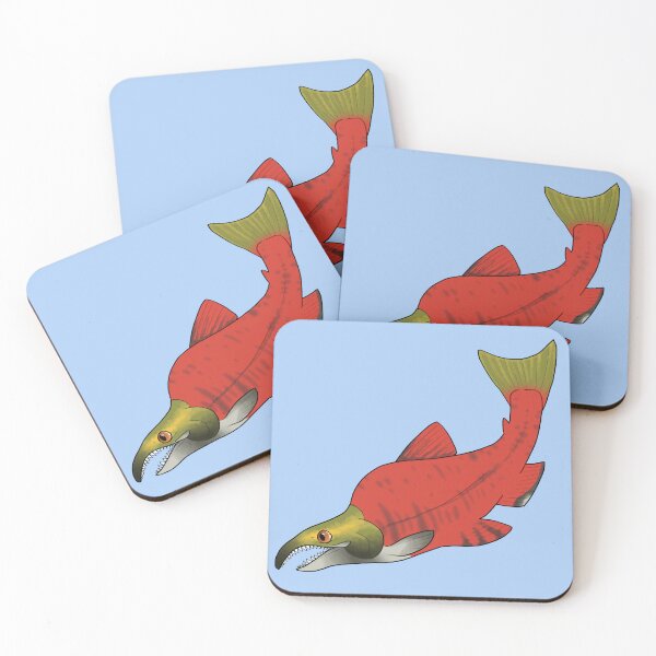 Item preview, Sockeye Salmon designed and sold by Spadefish Art.