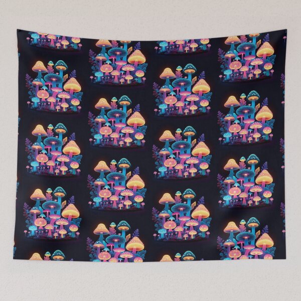 Item preview, Shrooms mushrooms 2023 rainbow color Sticker designed and sold by PhiloSophyEye.