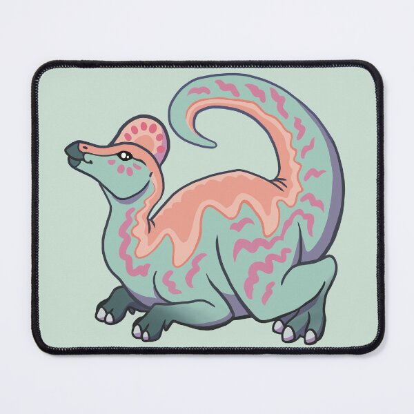 Item preview, Corythosaurus Dinosaur Herbivore Green Left designed and sold by ArtMongoose.
