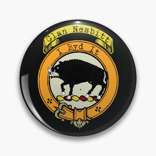 Item preview, Nesbitt Clan Surname crest designed and sold by BagTown Clans.