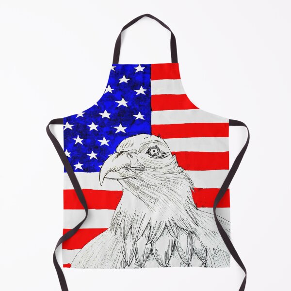 Item preview, Bald Eagle with the US Flag designed and sold by Marian Hayes.