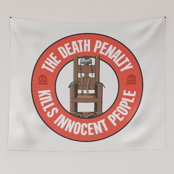 Item preview, The Death Penalty Kills Innocent People designed and sold by Picket Club.