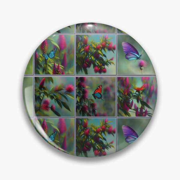 Item preview, Butterflies and bottlebrush designed and sold by J7Simpson.