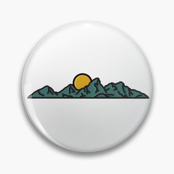 Item preview, Grand Teton Mountains with Sunset Line Work Simple designed and sold by sammleavitt.