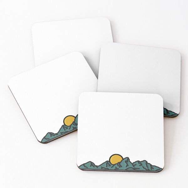 Item preview, Grand Teton Mountains with Sunset Line Work Simple designed and sold by sammleavitt.