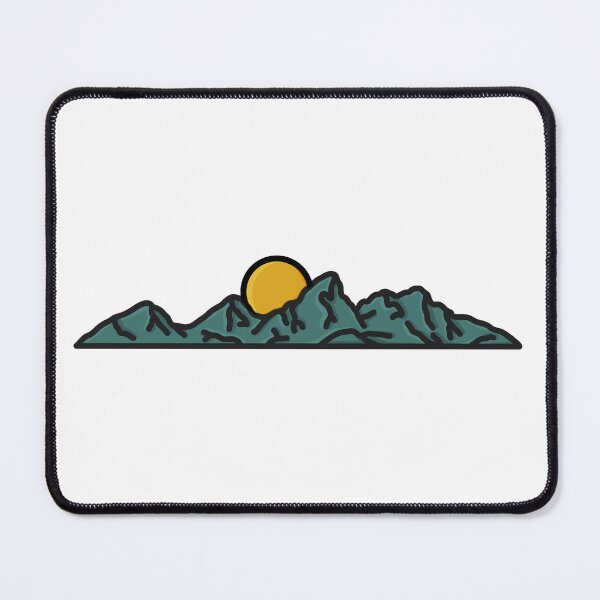 Item preview, Grand Teton Mountains with Sunset Line Work Simple designed and sold by sammleavitt.