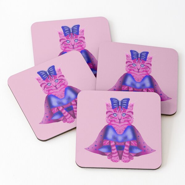 Item preview, Pink hero cat designed and sold by altairaleon.