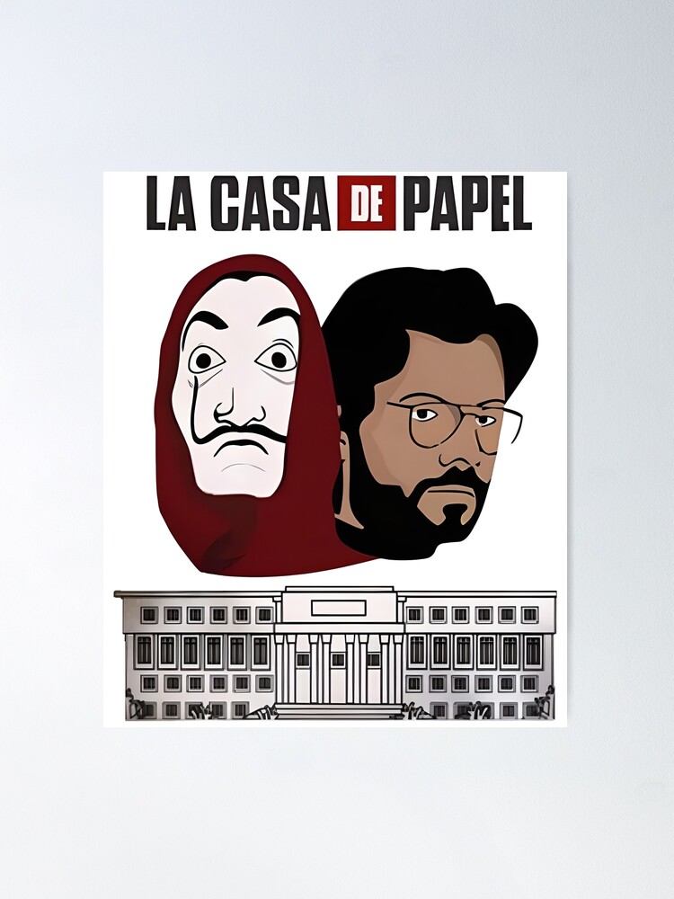 Tokyo money Heist La Casa De Papel Poster Digital Download 