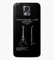 Gibson Flying V Guitar Patent White Case/Skin for Samsung Galaxy