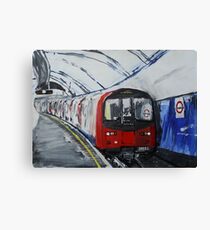 London Underground Northern Line Subway Train Acrylics Canvas Print