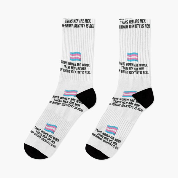 Item preview, Trans Women Are Women, Trans Men Are Men, Nonbinary Identity Is Real designed and sold by Picket Club.