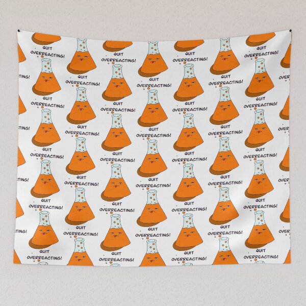Item preview, Quit overreacting orange designed and sold by Oohshinythings.
