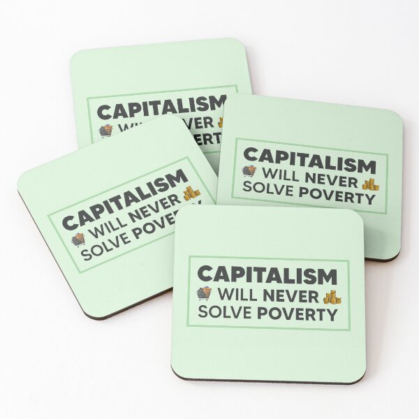 Item preview, Capitalism Will Never Solve Poverty designed and sold by Picket Club.