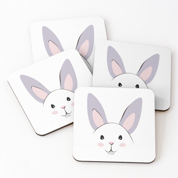 Item preview, Cute bunny facial features | face | rabbit face designed and sold by DesignsByMadiha.