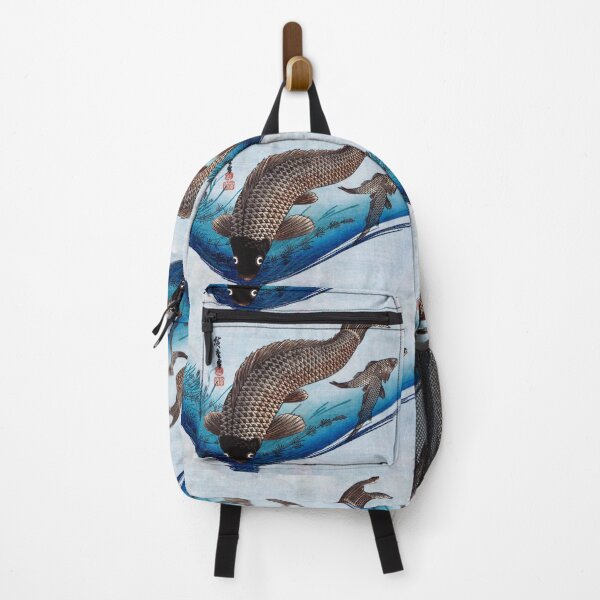 Item preview, Carp fishes in Japanese ukiyo-e art  designed and sold by mycloudzdesign.