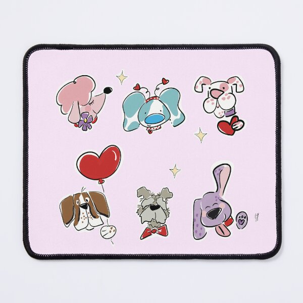 Item preview, Super Cute Heart Dogs designed and sold by Vondac.