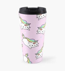 Rainbow Unicorn Cat Cute Travel Mug