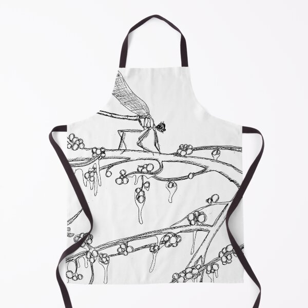 Item preview, Dragonflies on a Frozen Redberry Tree (B&W) designed and sold by Marian Hayes.