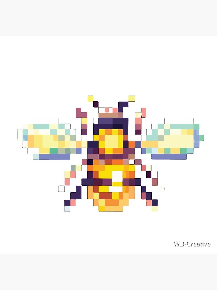 Cute Bee Pixel Art\
