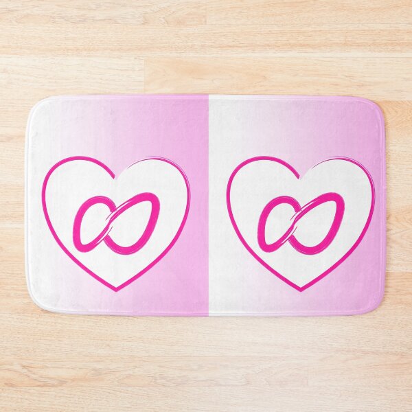 Item preview, Heart and infinity love in pink designed and sold by Trianglegreen.
