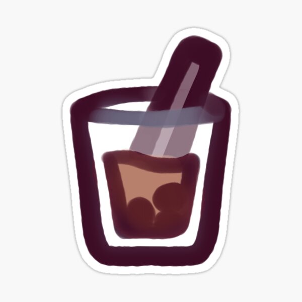 Vista previa del artículo con la obra «Té de leche de boba», diseñado y vendido por gumisoapie.