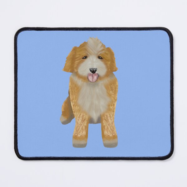 Item preview, Cute labradoodle dog standing designed and sold by altairaleon.