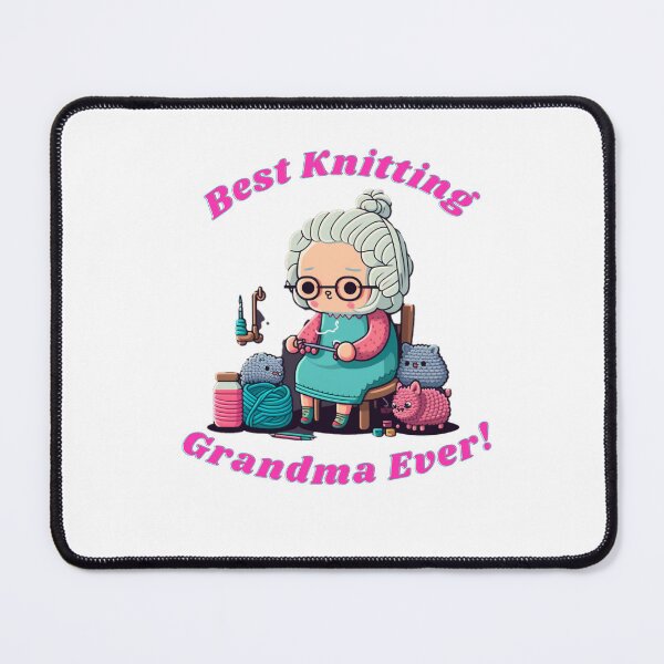 Item preview, best knitting grandma ever designed and sold by printiesart.