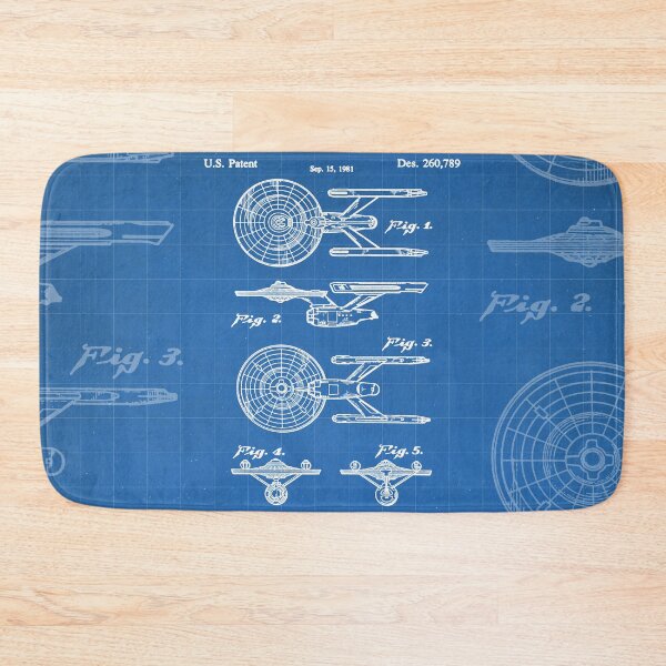 Item preview, Star Ship Patent - Science Fiction Fan Space Craft Art - Blueprint designed and sold by patentpress.