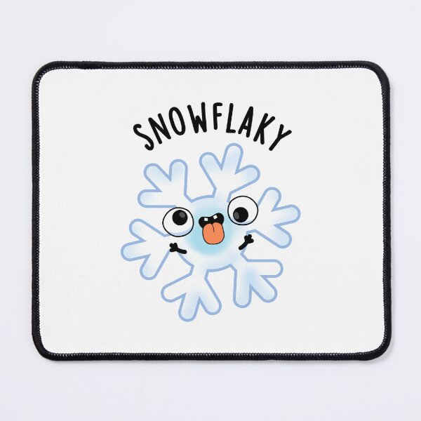 Item preview, Snowflaky Funny Snow Flake Puns  designed and sold by punnybone.