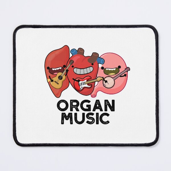 Item preview, Organ Music Funny Anatomy Puns designed and sold by punnybone.