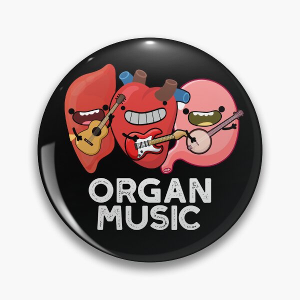 Item preview, Organ Music Funny Anatomy Puns (Dark BG) designed and sold by punnybone.