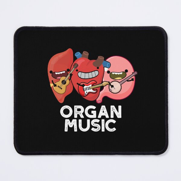 Item preview, Organ Music Funny Anatomy Puns (Dark BG) designed and sold by punnybone.