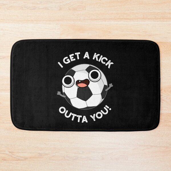 Item preview, I Get A Fick Outta You Funny Soccer Puns (Dark BG) designed and sold by punnybone.