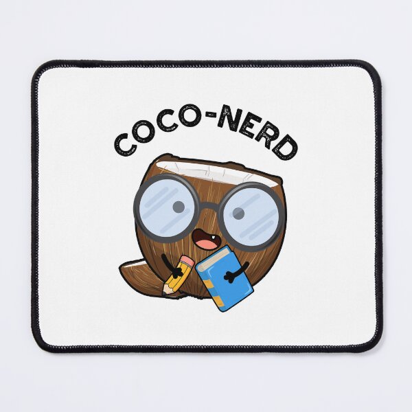 Item preview, Coco-nerd Funny Coconut Puns  designed and sold by punnybone.